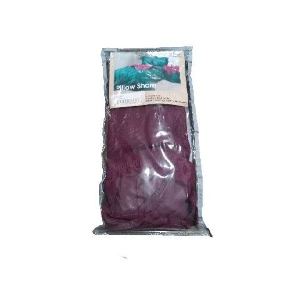 Vintage Hollander Chromatic Collection Burgundy Standard Pillow Sham ONE Sham